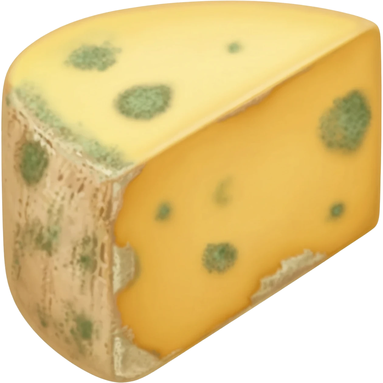 Moldy cheddar cheese emoji