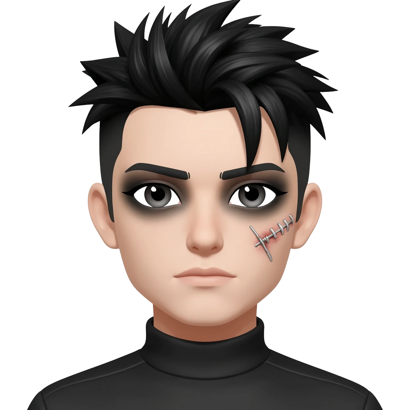 Emo Stitches emoji