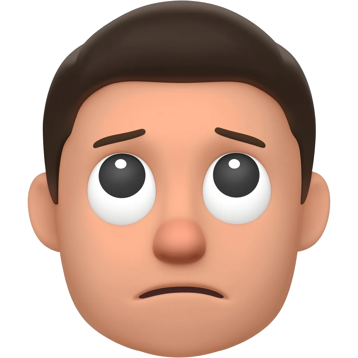 Worried emoji