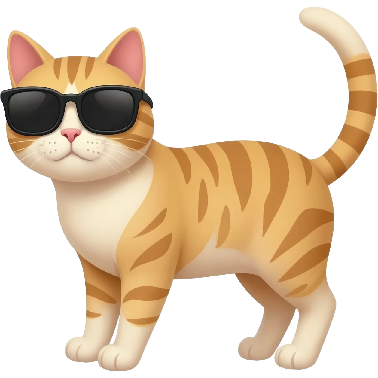 Cat wearing sunglasses emoji