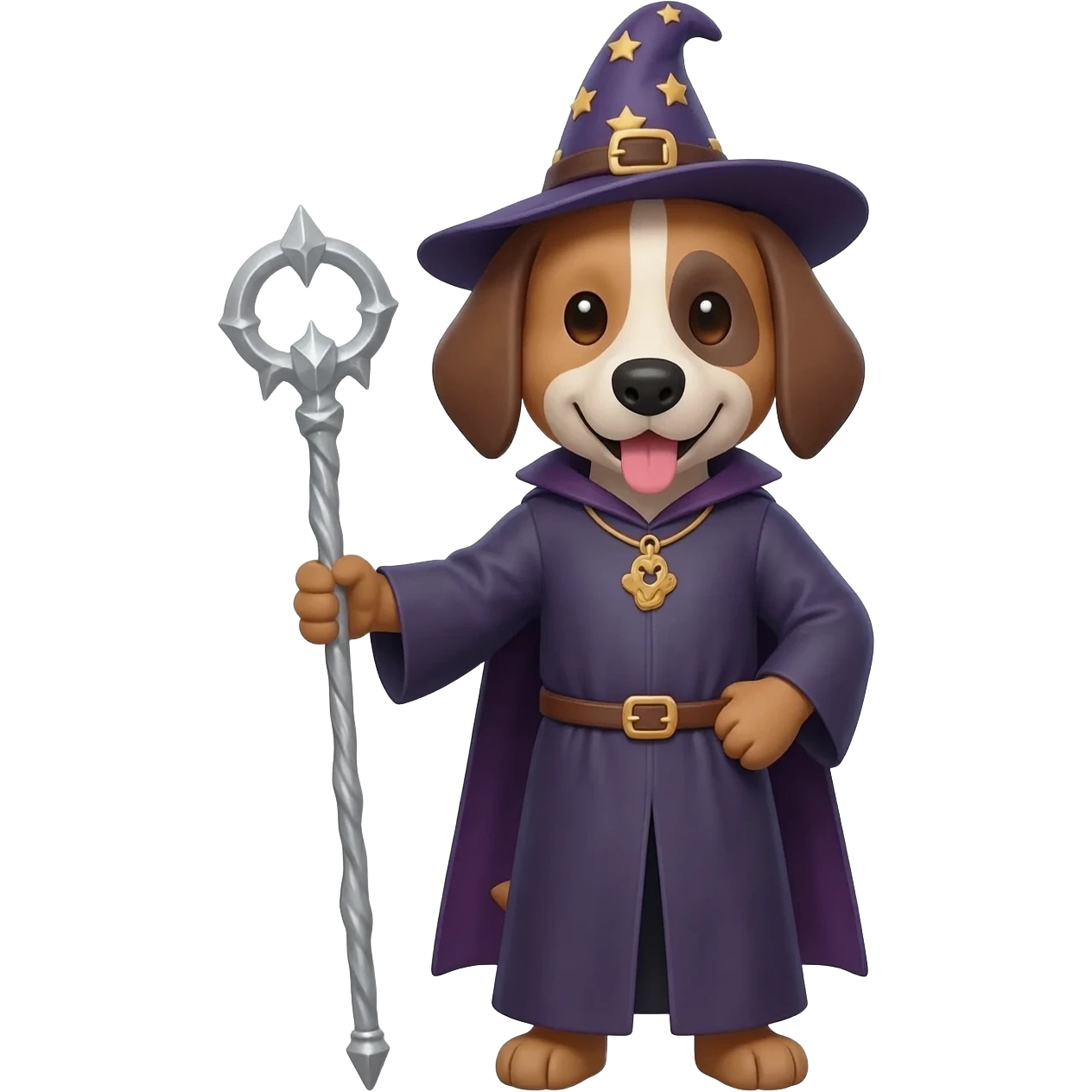 Dog wizard emoji