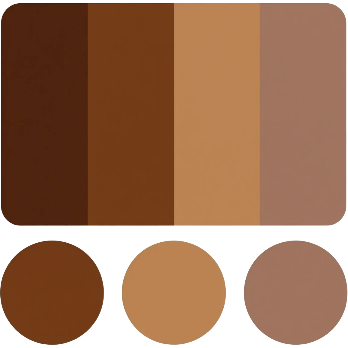 Chocolate brown emoji