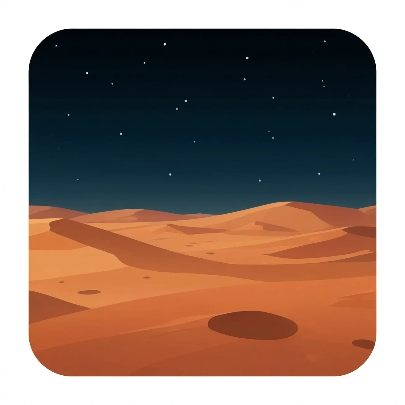 Mars (the planet, not the surface, without the space)) emoji