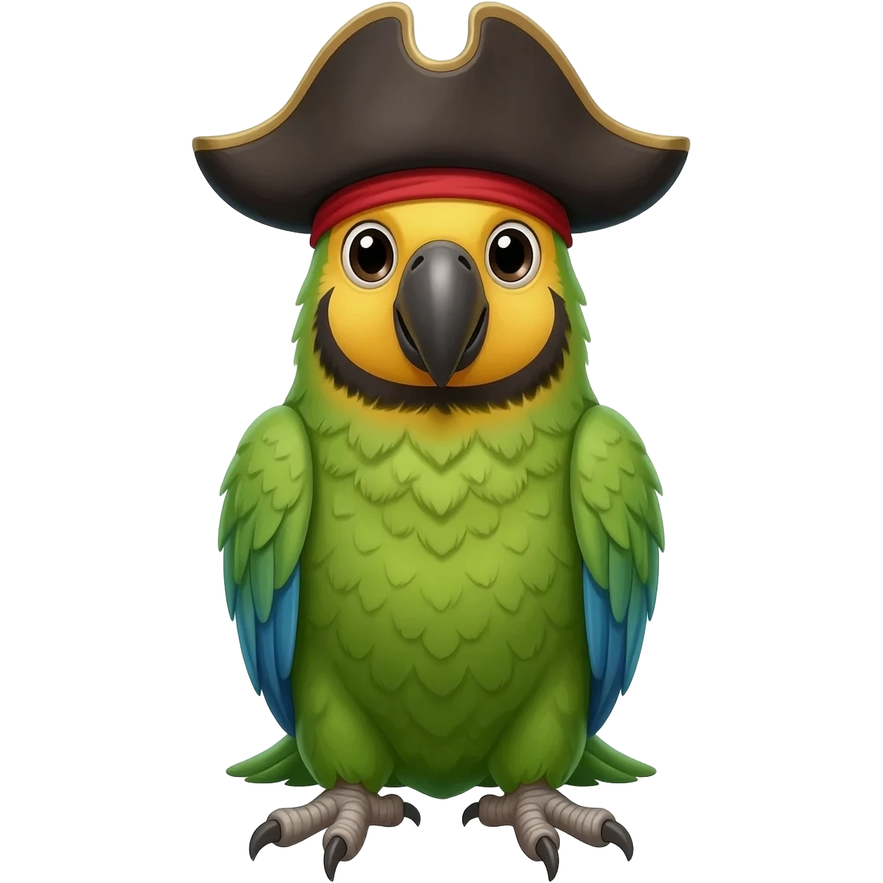 pirate and parrot emoji