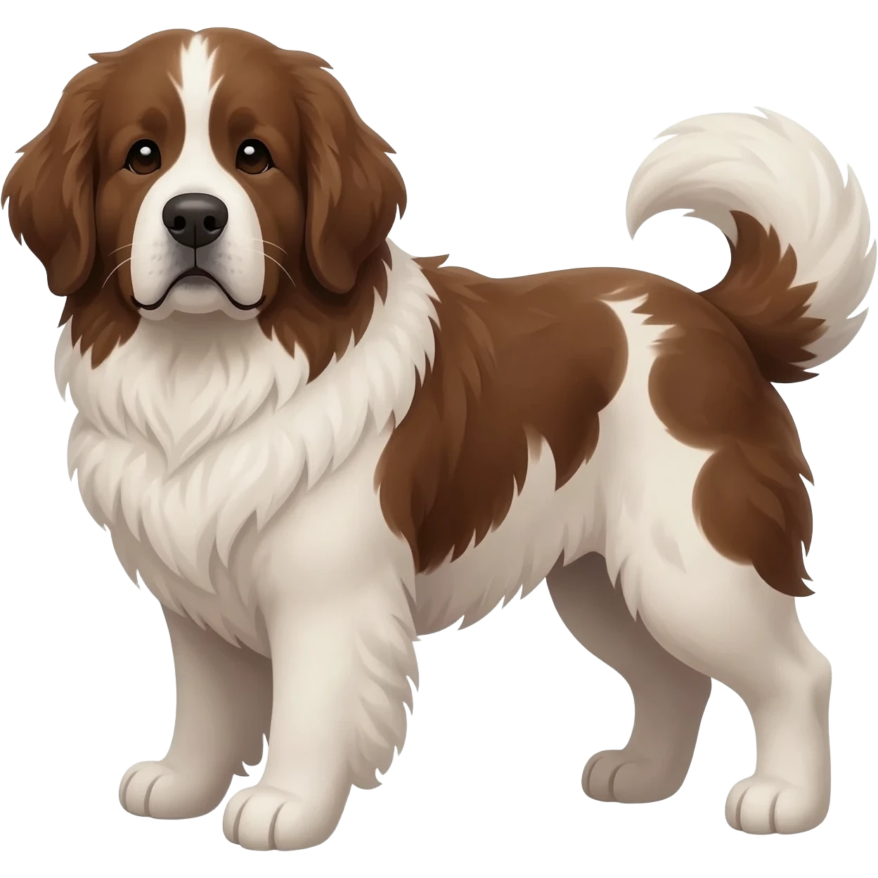 Newfoundland dog emoji