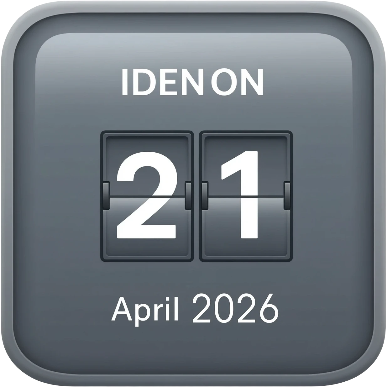 Countdown April 2026 LGOAF 21 days! emoji
