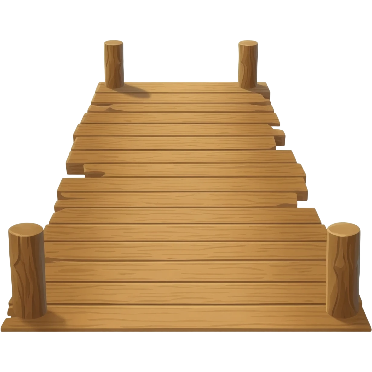 create an emoji of a wooden pier emoji