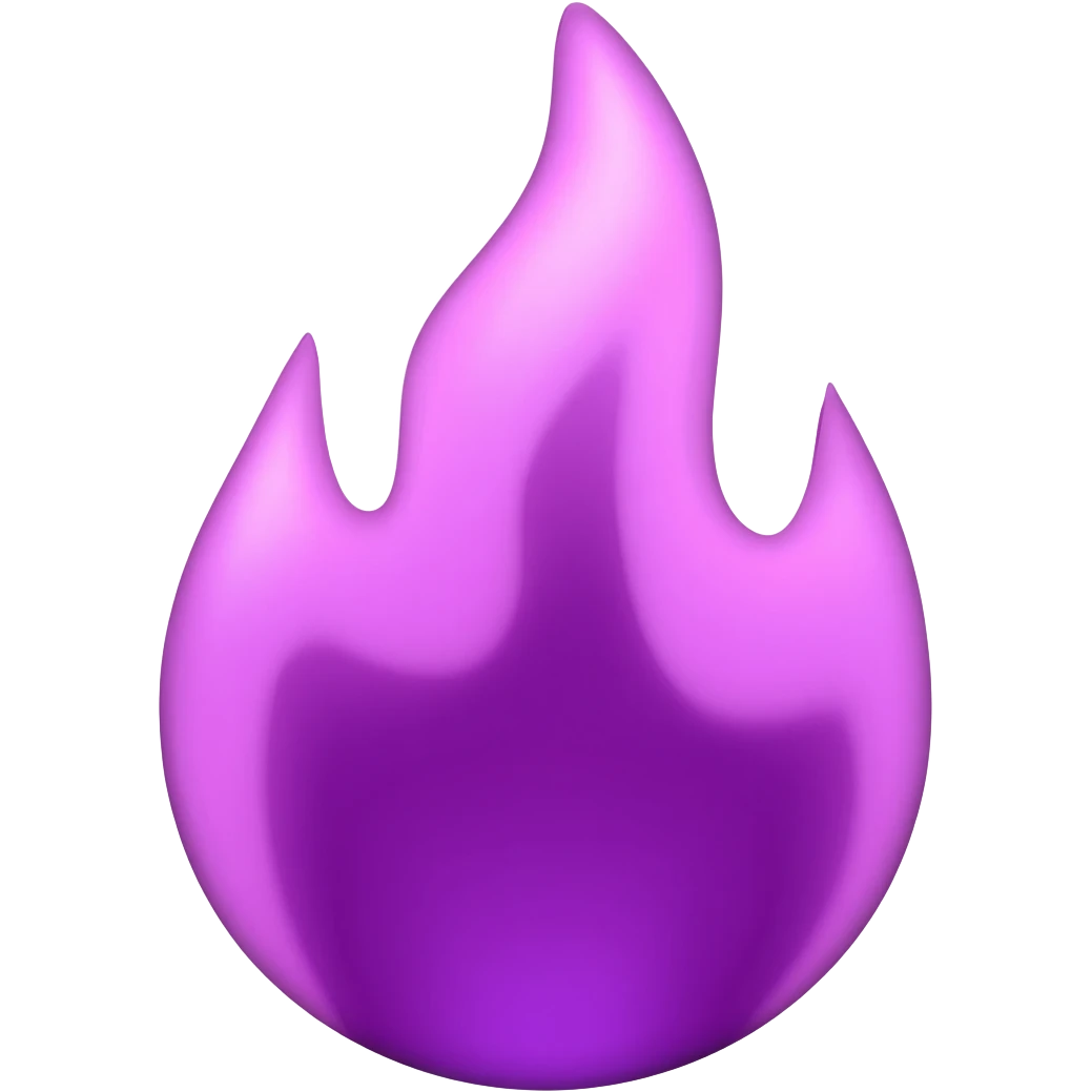violet fire emoji emoji