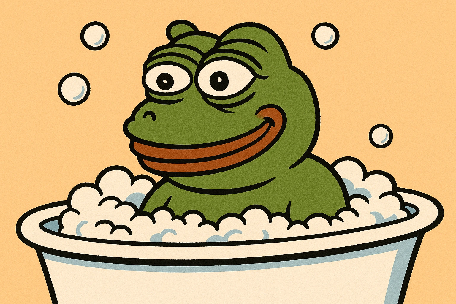 happy hippo with bubbles in bathtub emoji