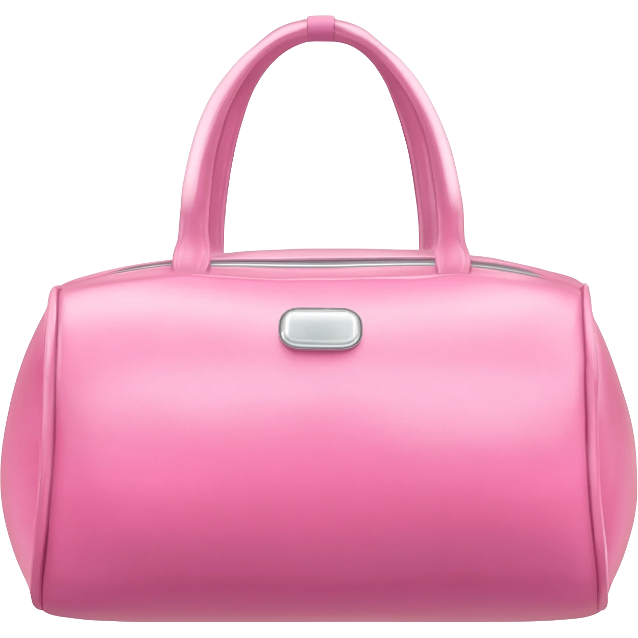 Пастельно-розовпя спортивная сумка emoji