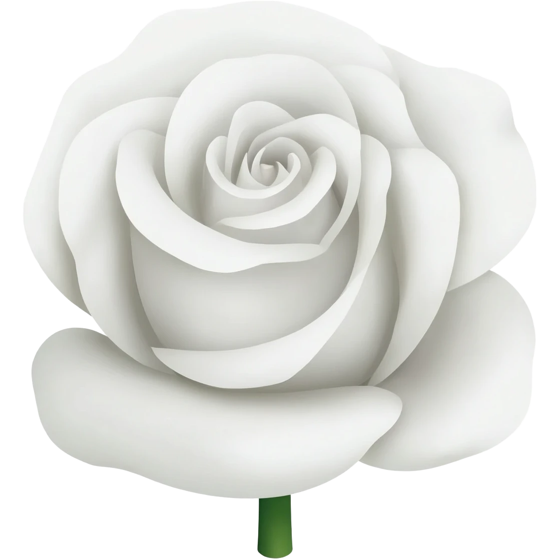 Rosa branca emoji