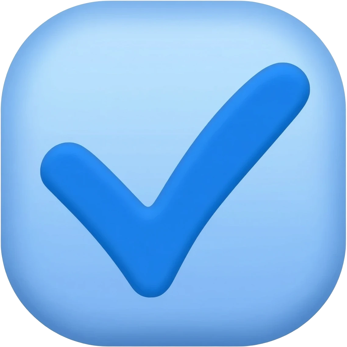 Make emoji of instagram blue tick emoji