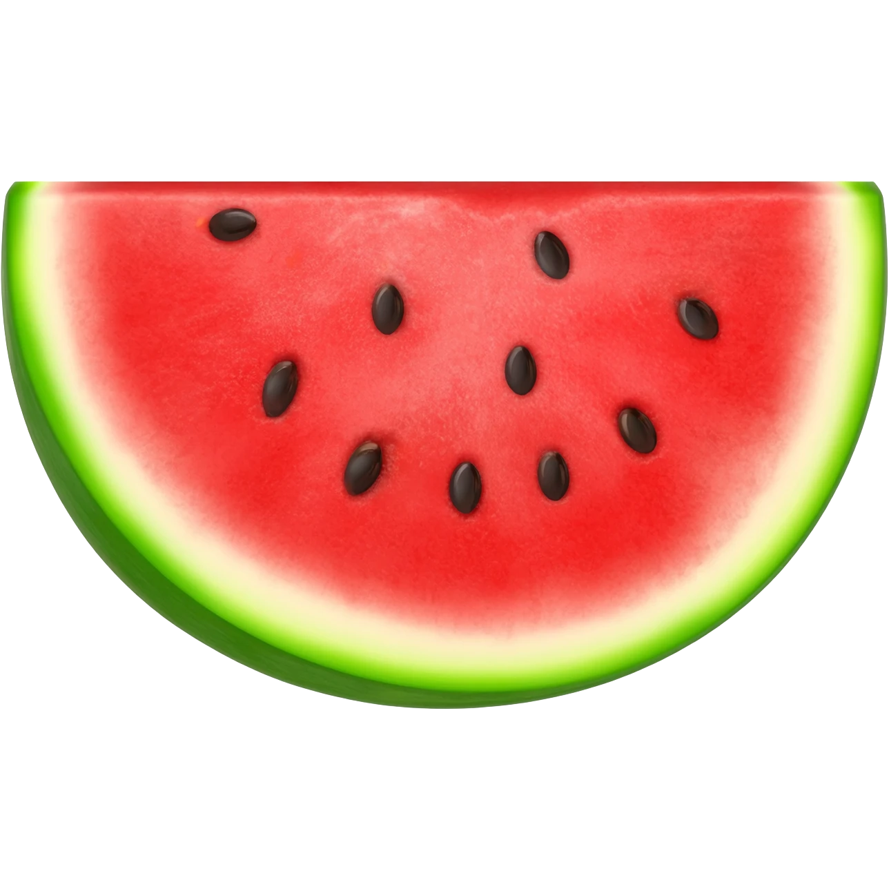 watermelon slice full of seeds emoji