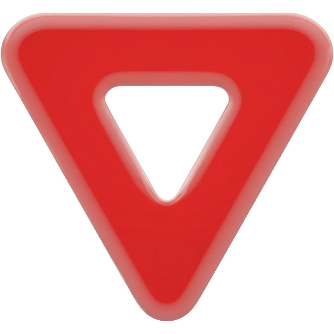 road Yield Sign emoji