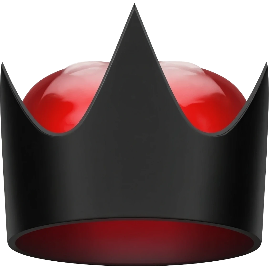 generate a black blood crown emoji