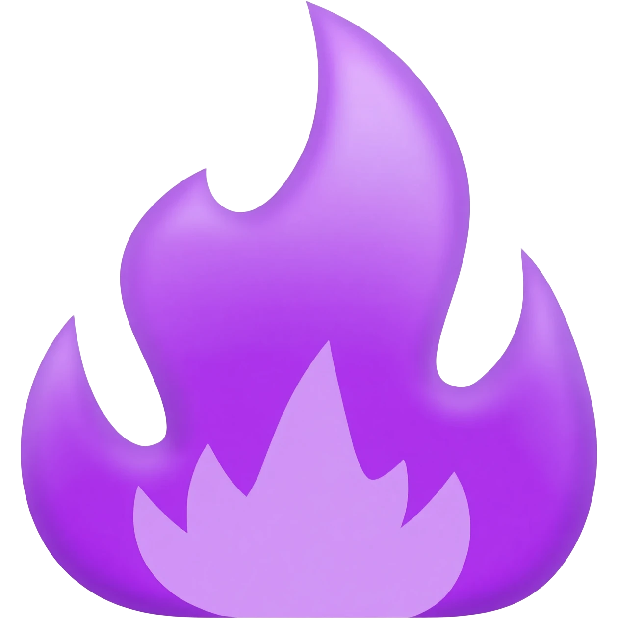 fire that colored purple emoji