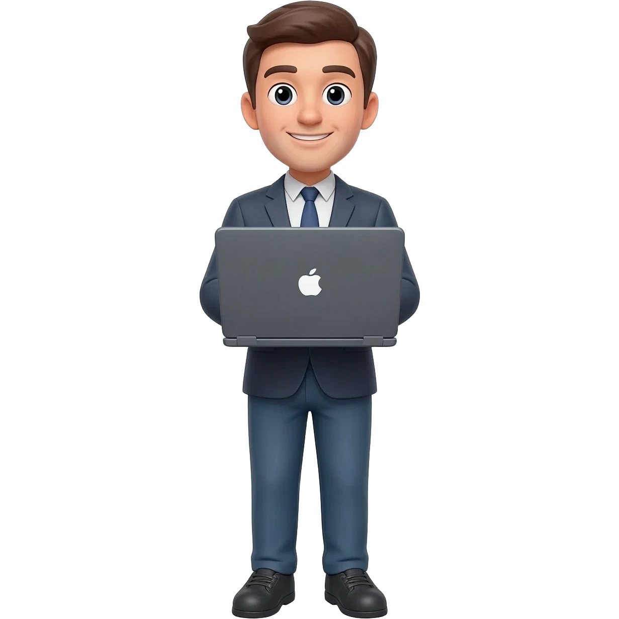 using a laptop emoji