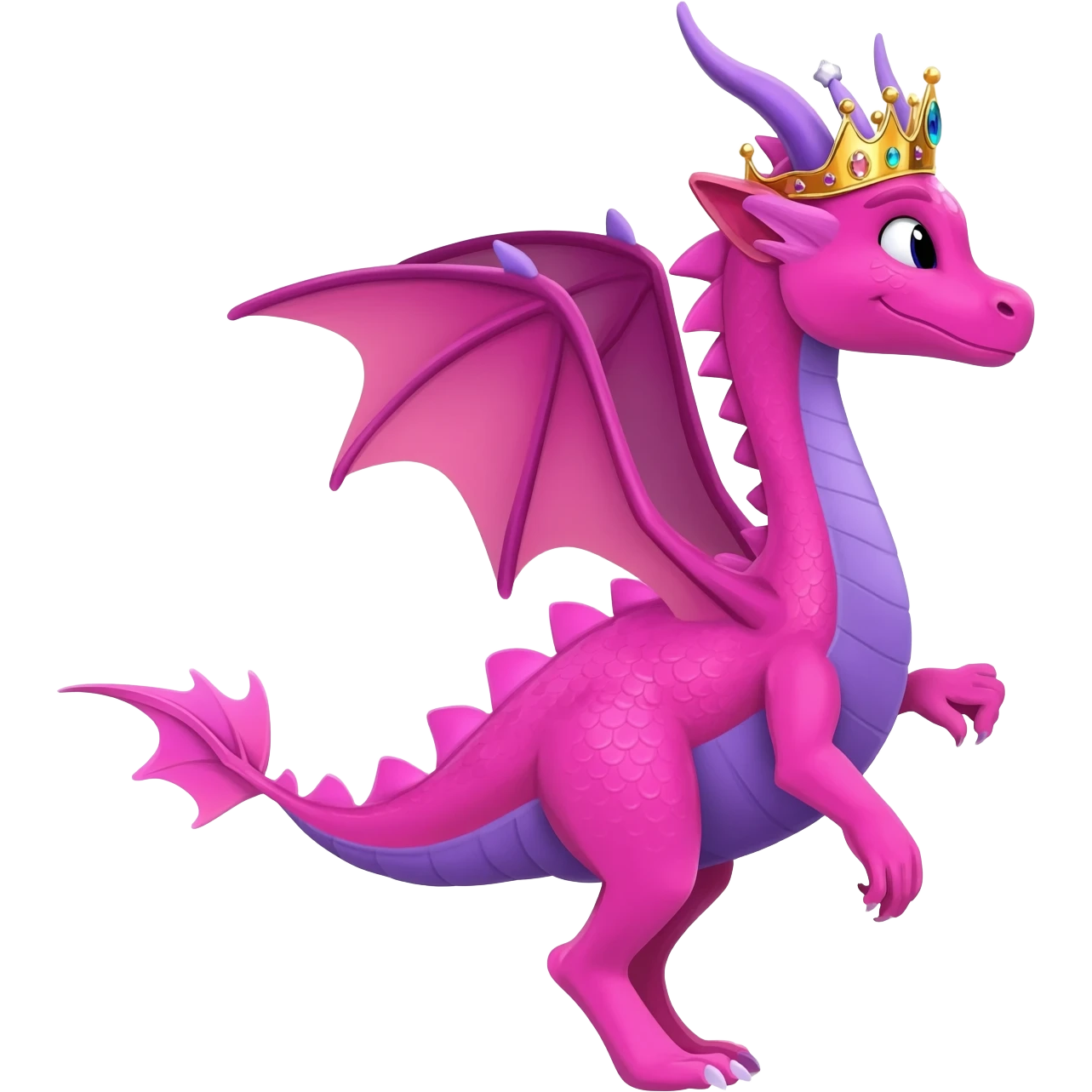 Dragon with a tiara emoji