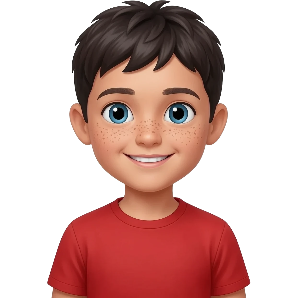 8 year old boy smily emoji