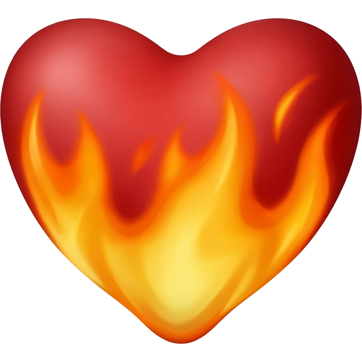 Fire real  heart full emoji