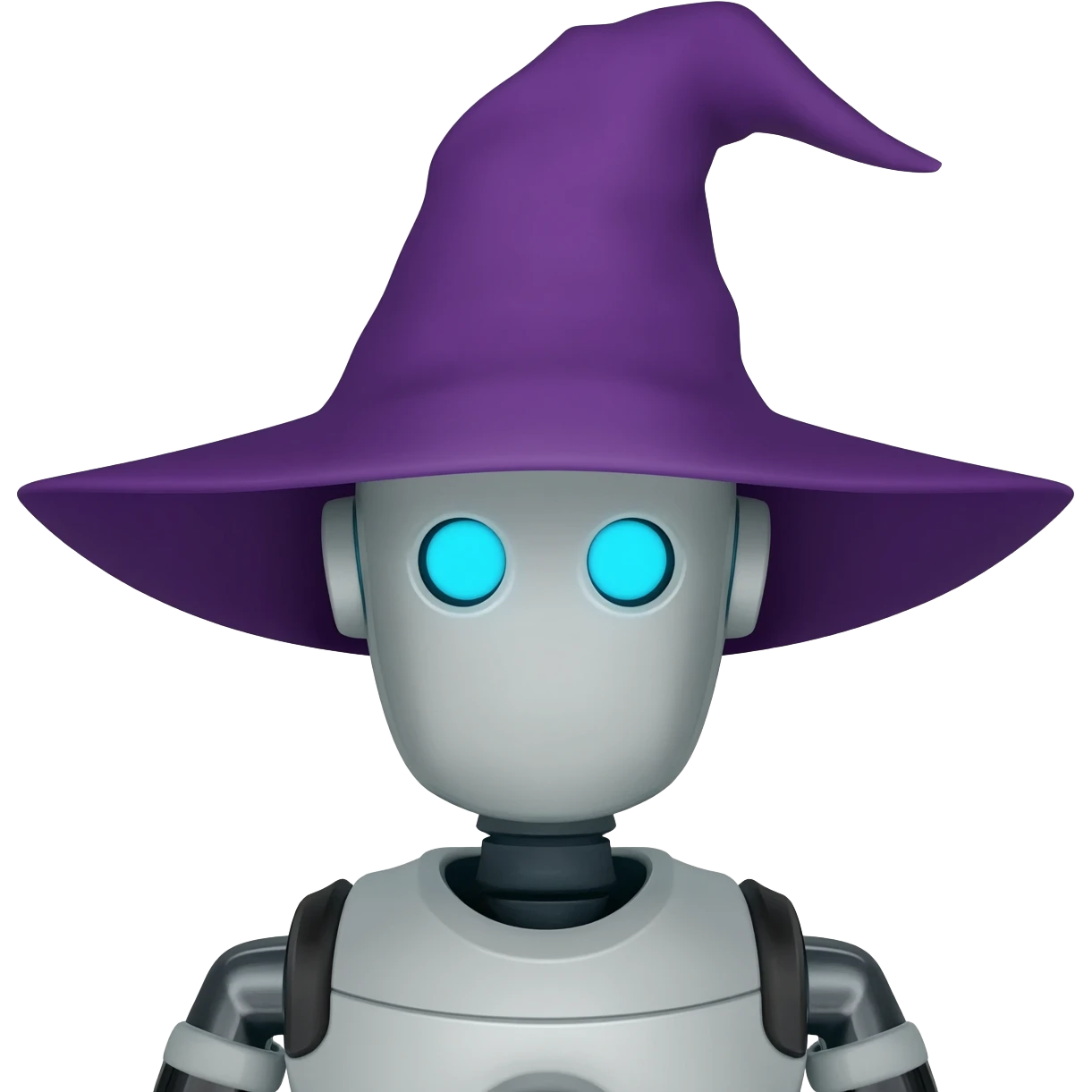 A wizard robot emoji
