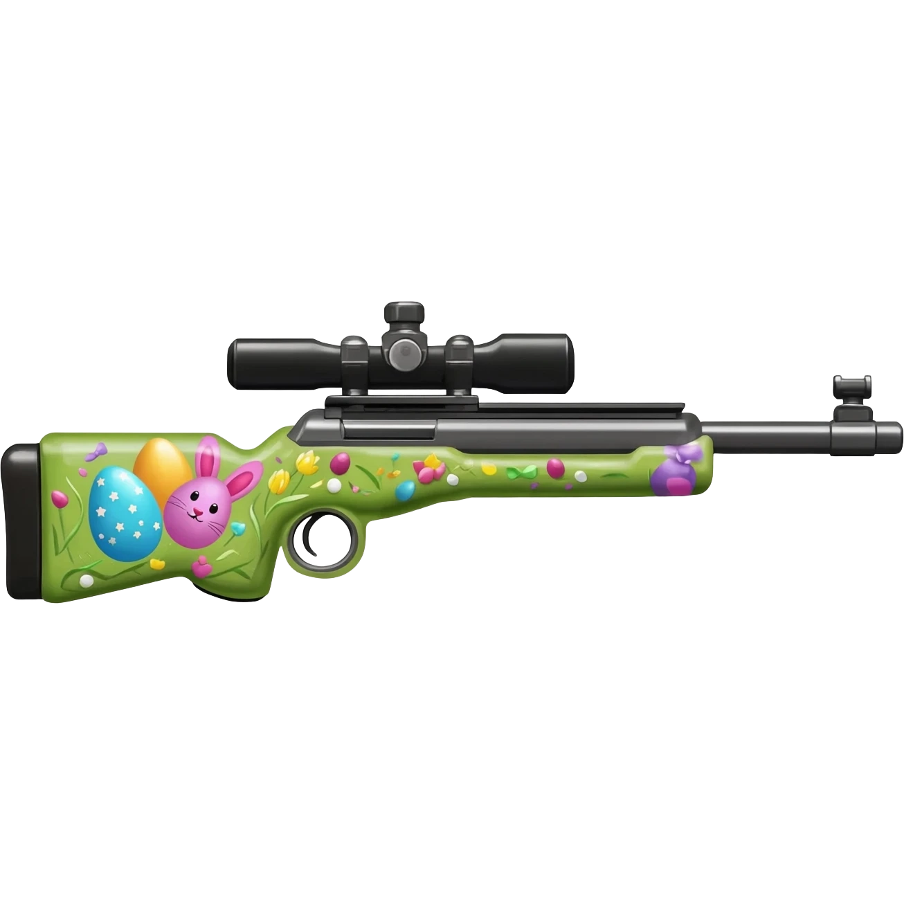 easter theme sniper rifle emoji