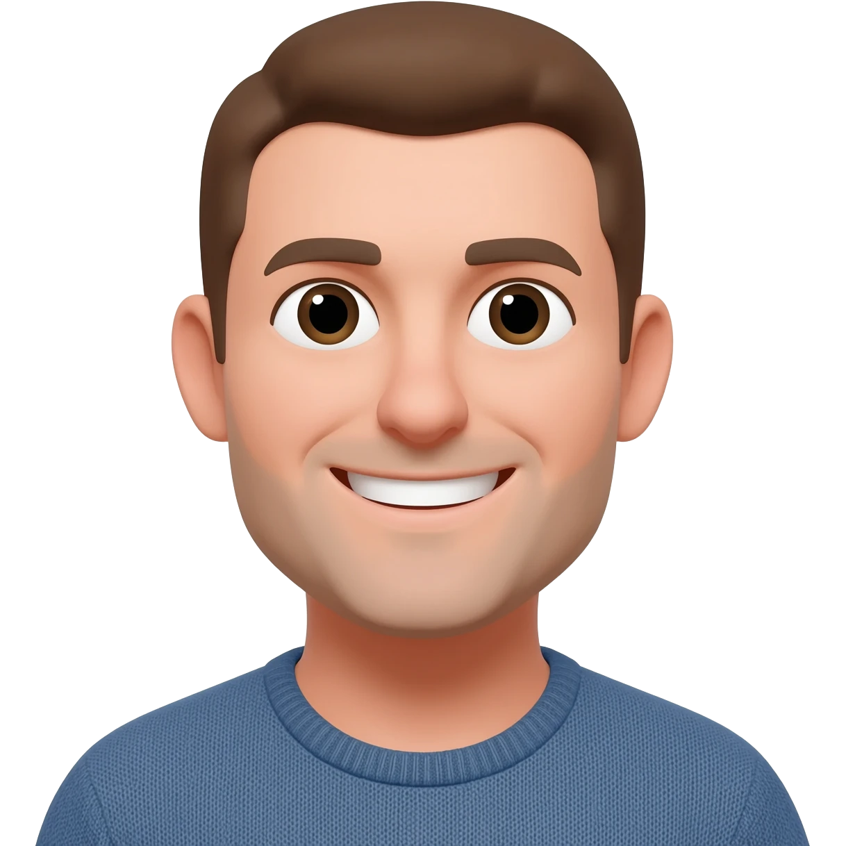 man smiles emoji