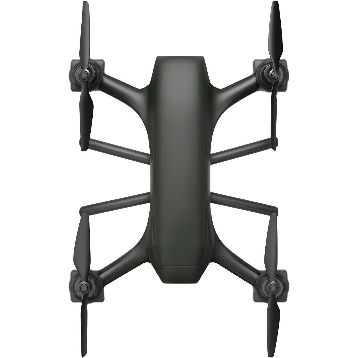 An over head view of a military drone in the style of your bleeding skull art emoji