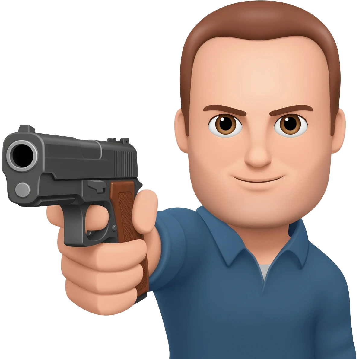 guy with gun emoji