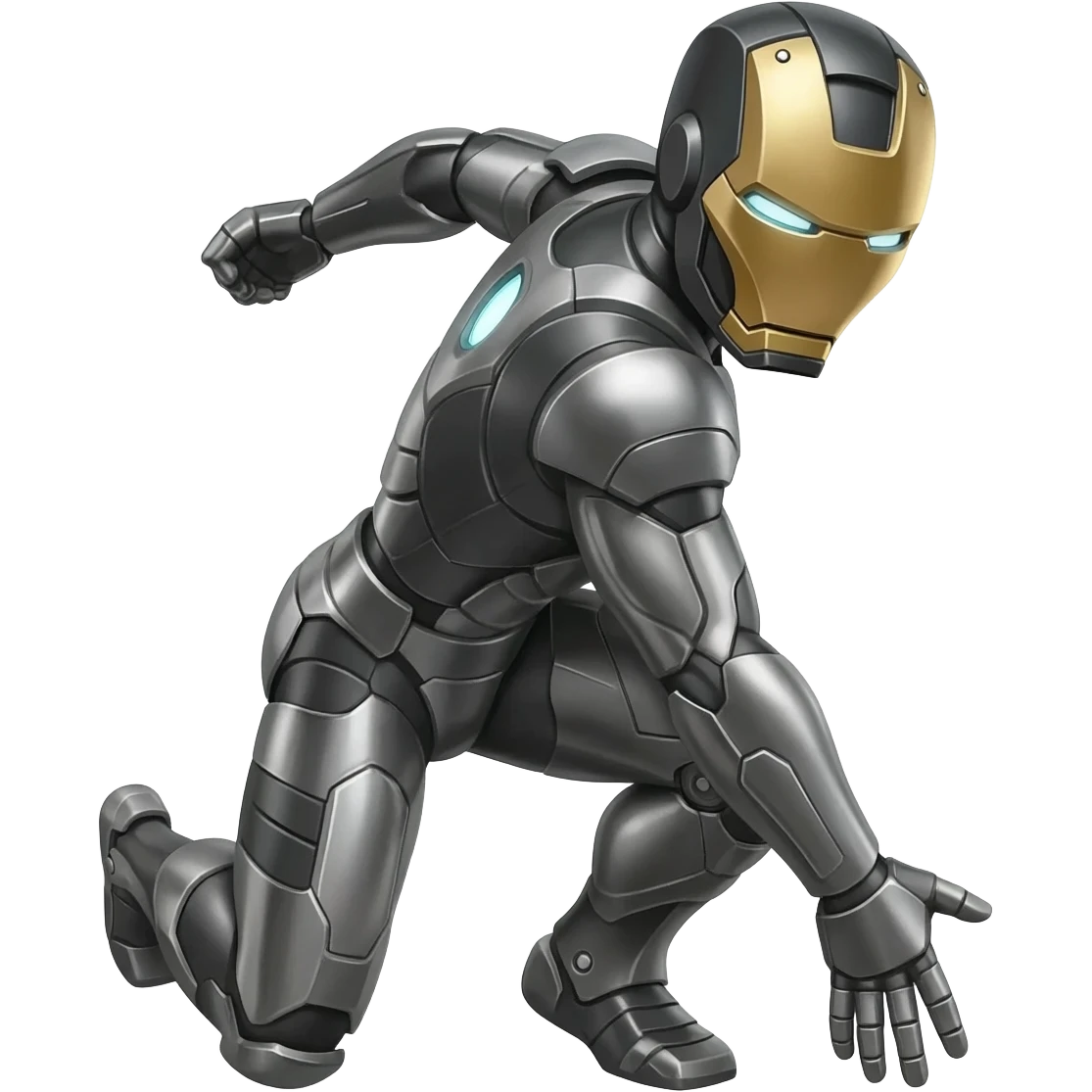 Iron landing pose emoji