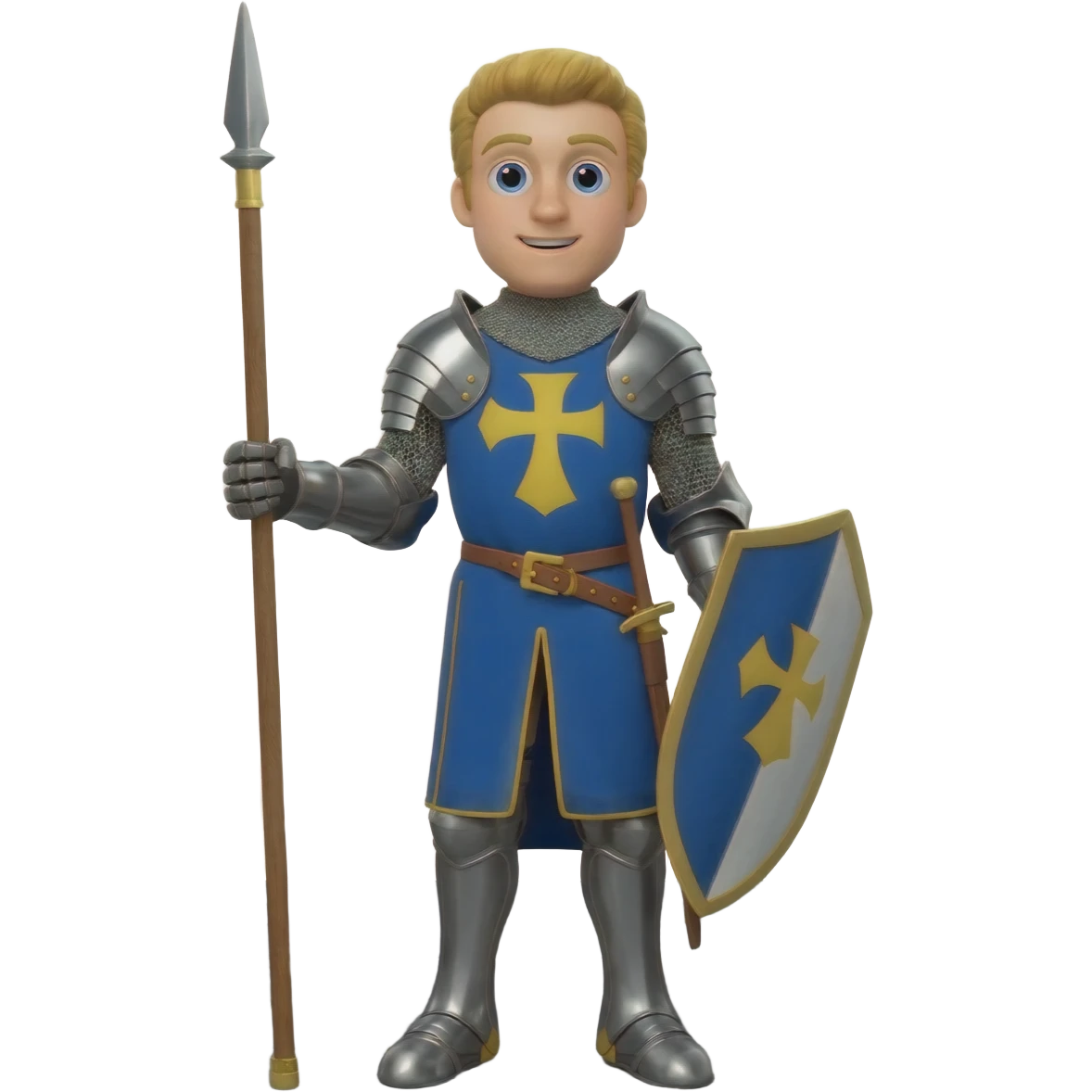 happy knight medieval, full size emoji