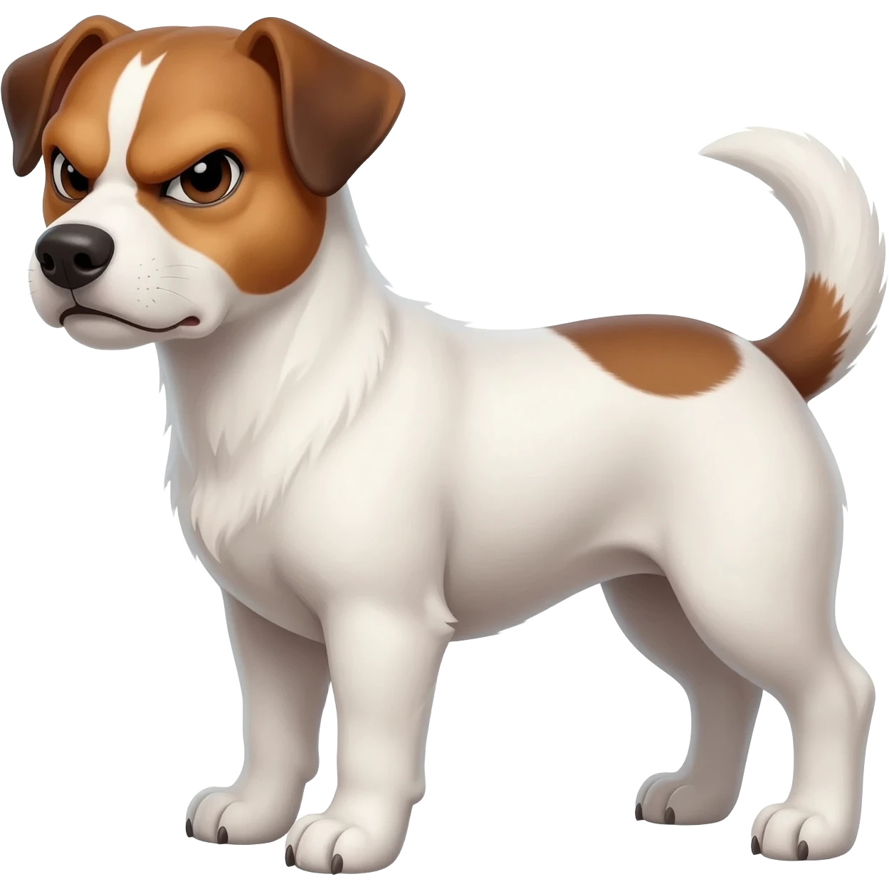 Jack russel en colère emoji