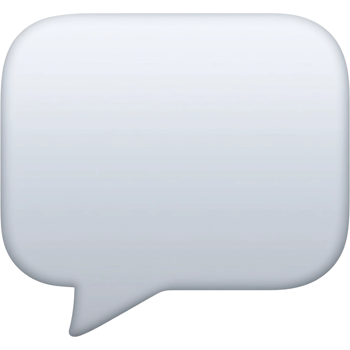 white facebook messenger emoji