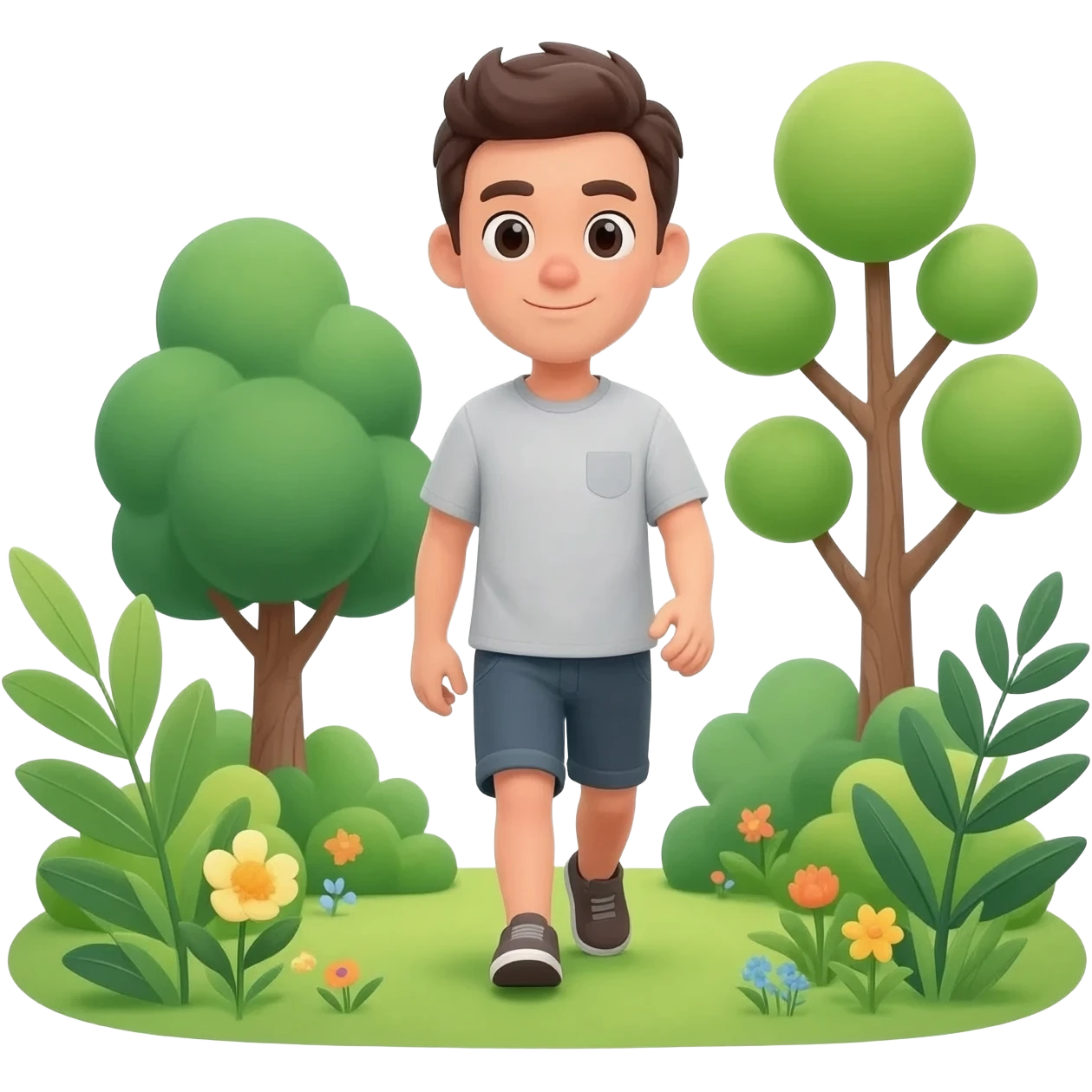 walk in nature emoji