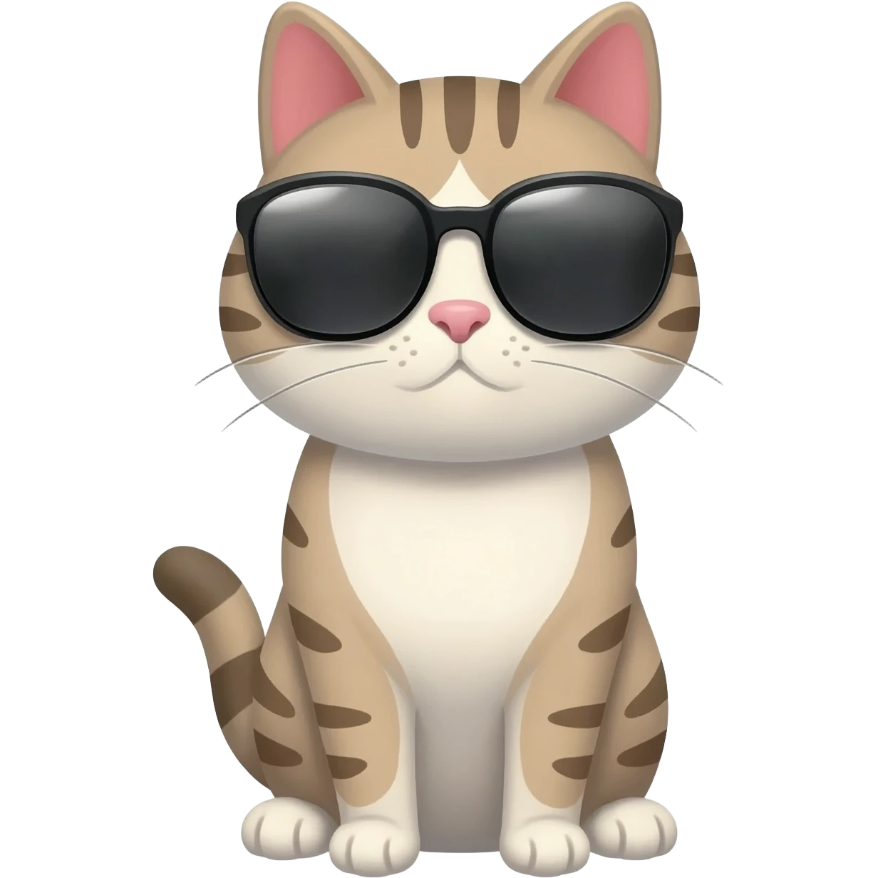 Cat wearing sunglasses emoji