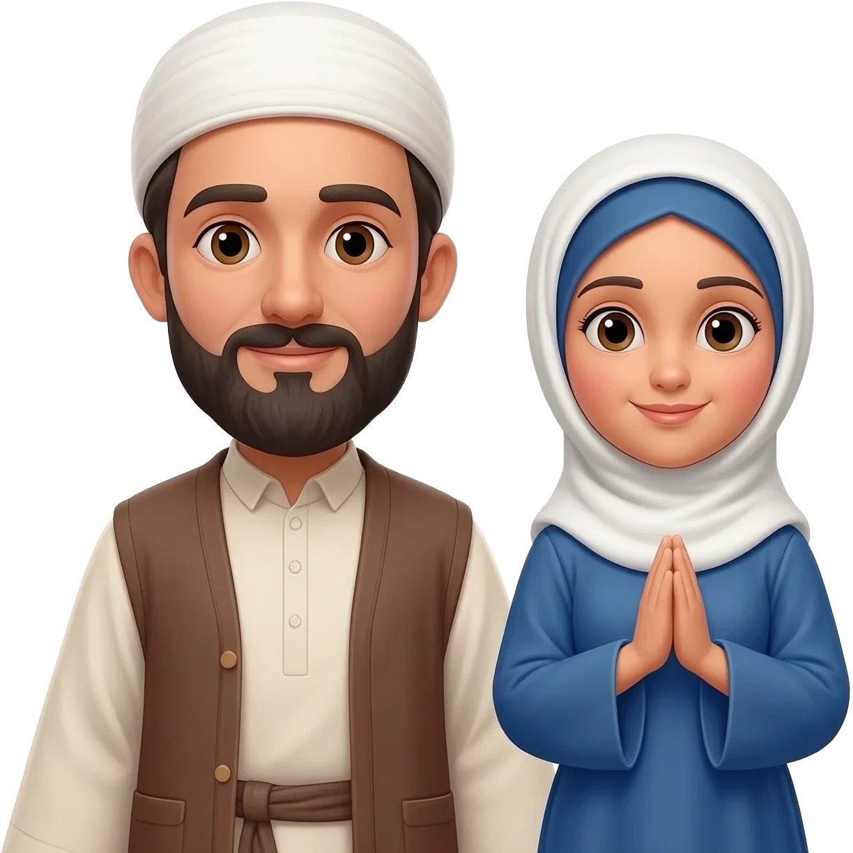 the prophet muhammed and aisha emoji