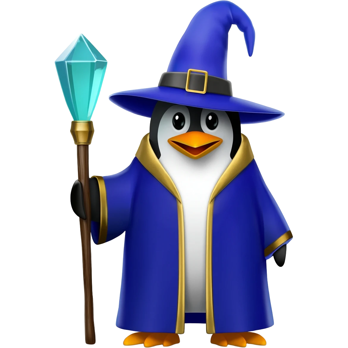 Penguin Wizard emoji