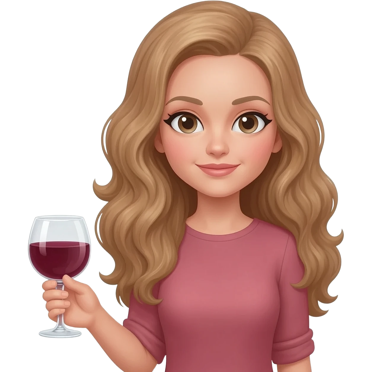 Una  de soltando un facto tomando un copa de vino Pero la calavera que sea emoji de iPhone y elegante emoji