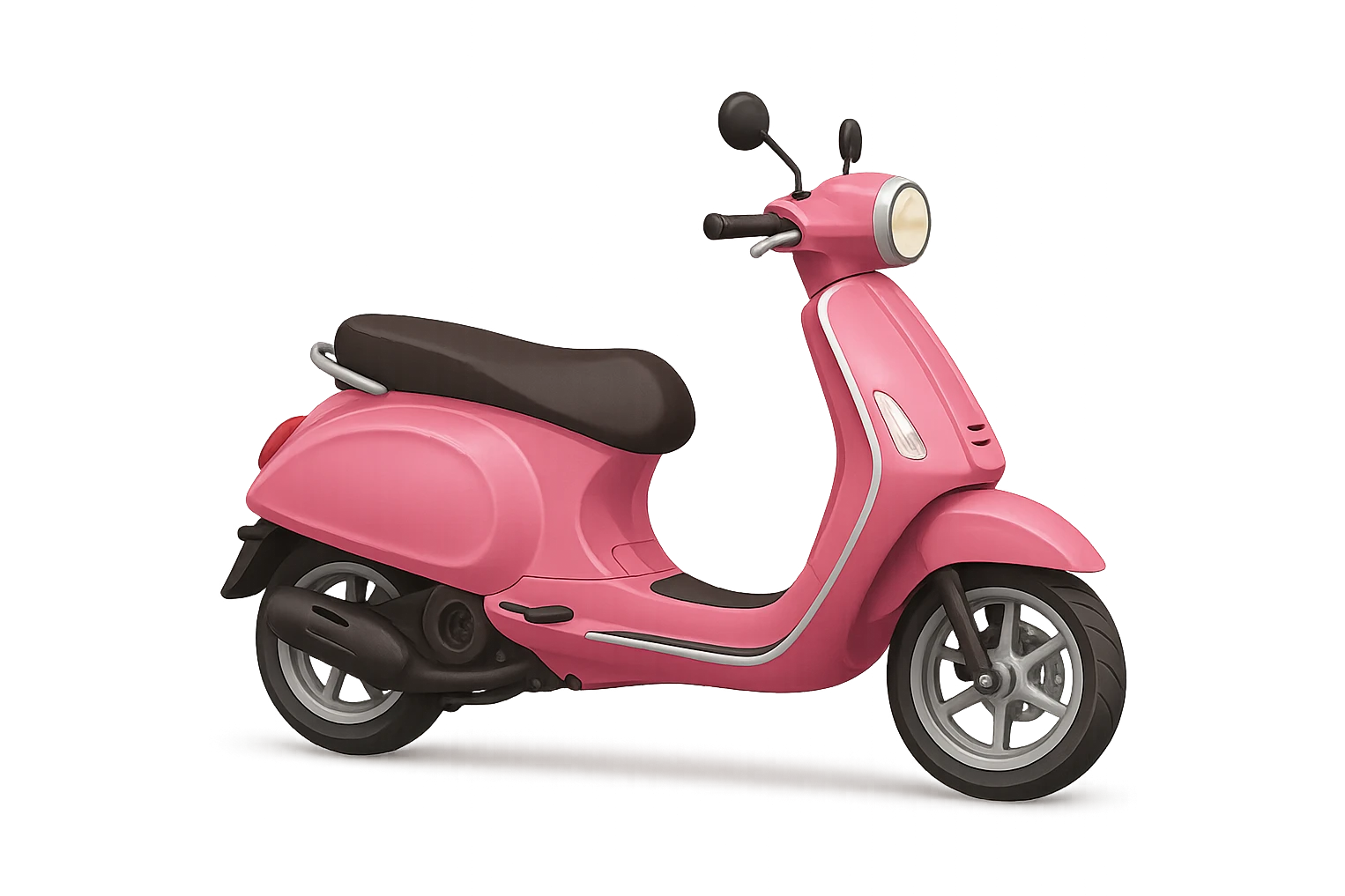 pink scooter, trendy emoji