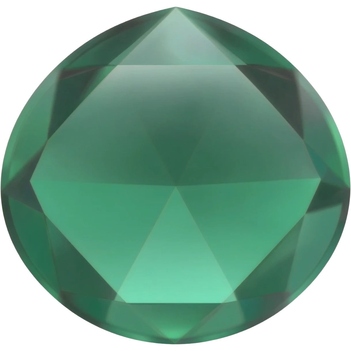 Gen stone colored in liquid glass style emoji