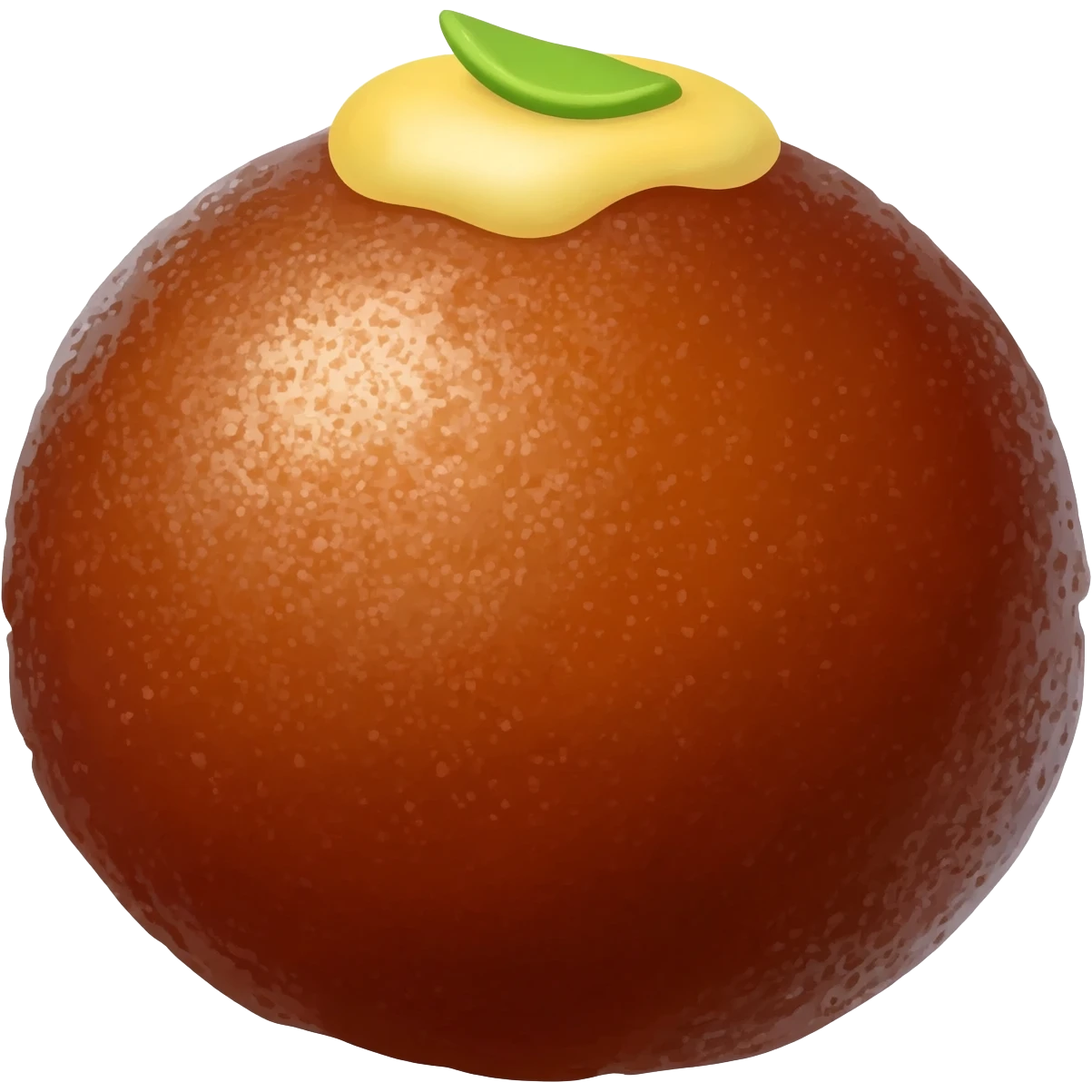 Create emoji of gulab jamun emoji