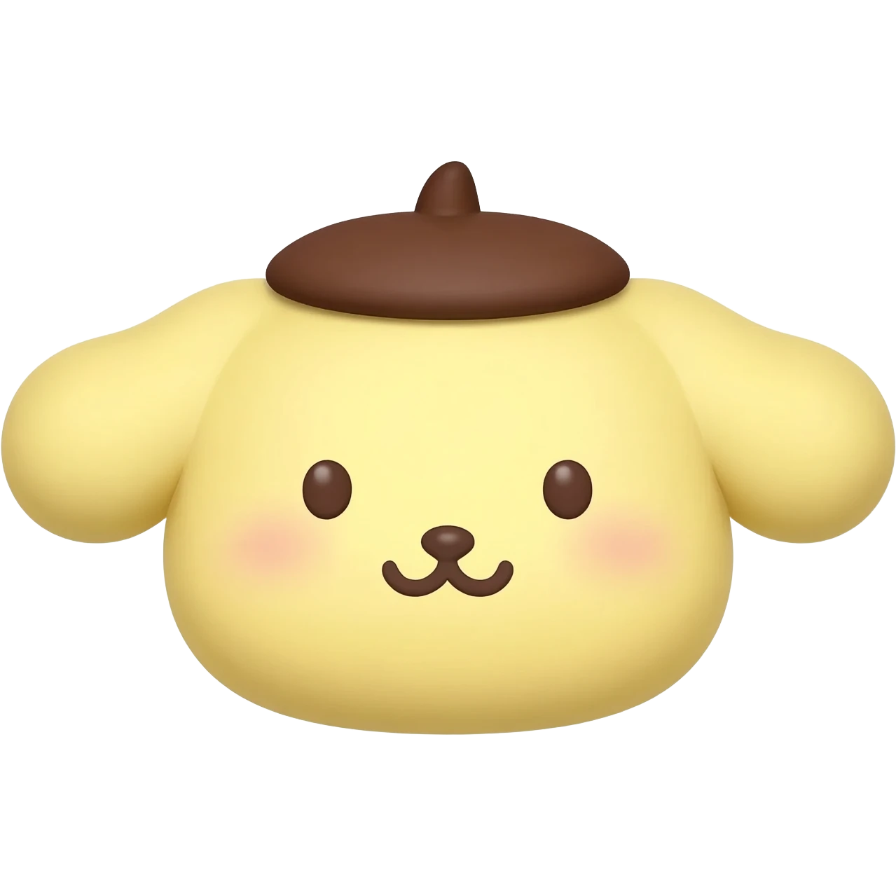 Pompompurin face only emoji