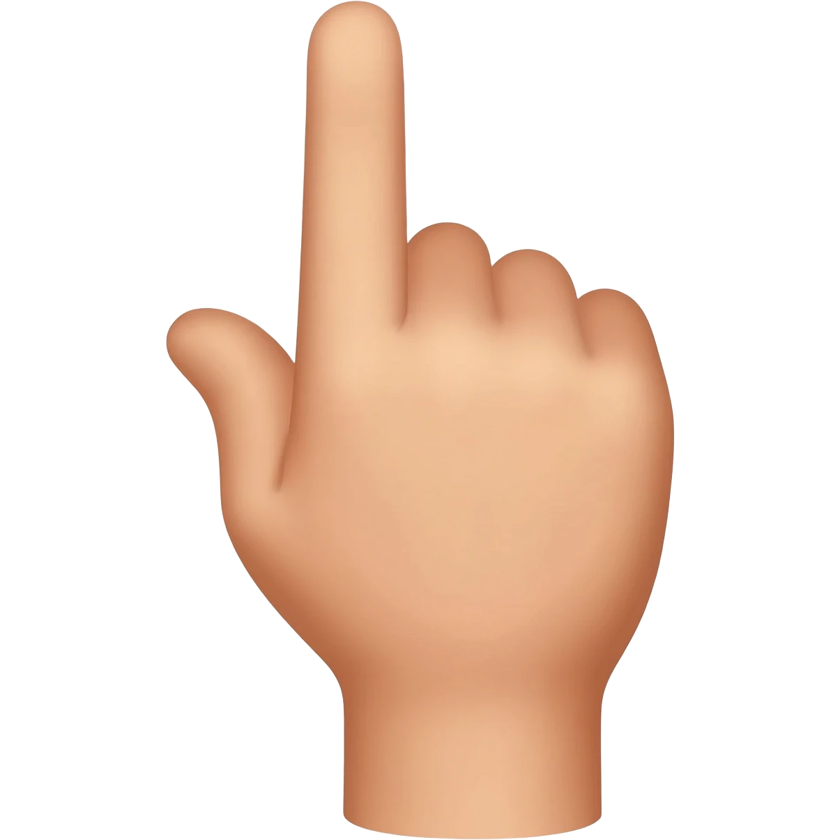 a finger in the nose emoji