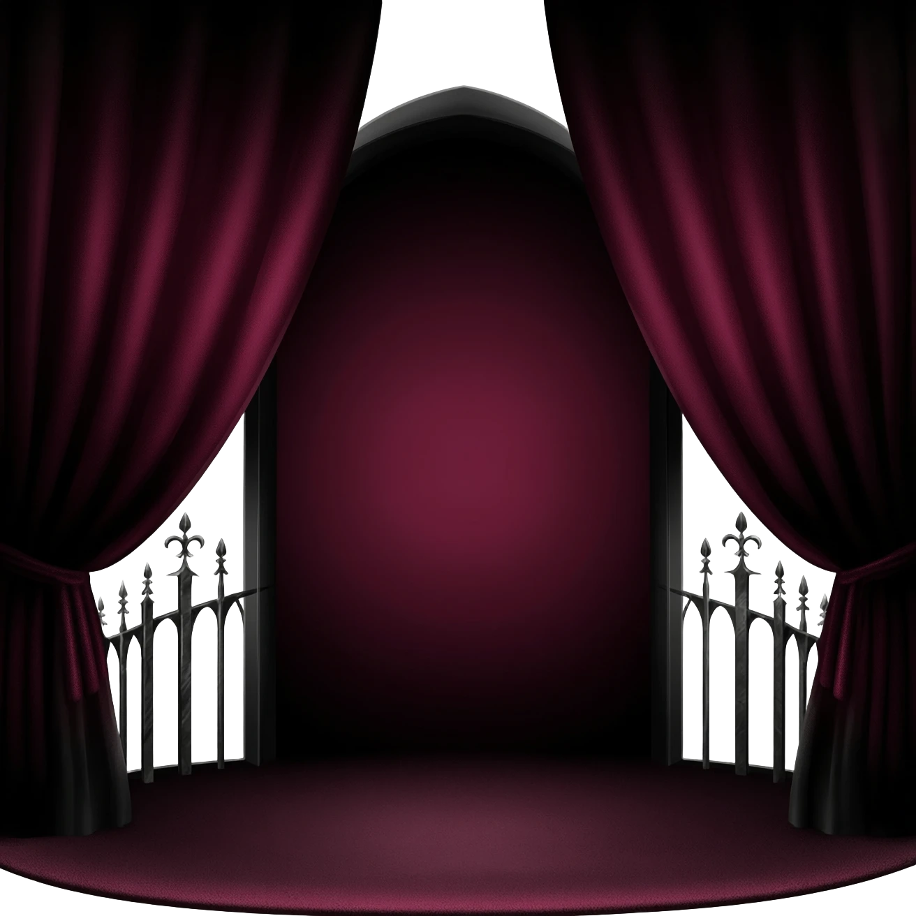 Dark gothic black and burgundy aesthetic scenery scene picture   emoji
