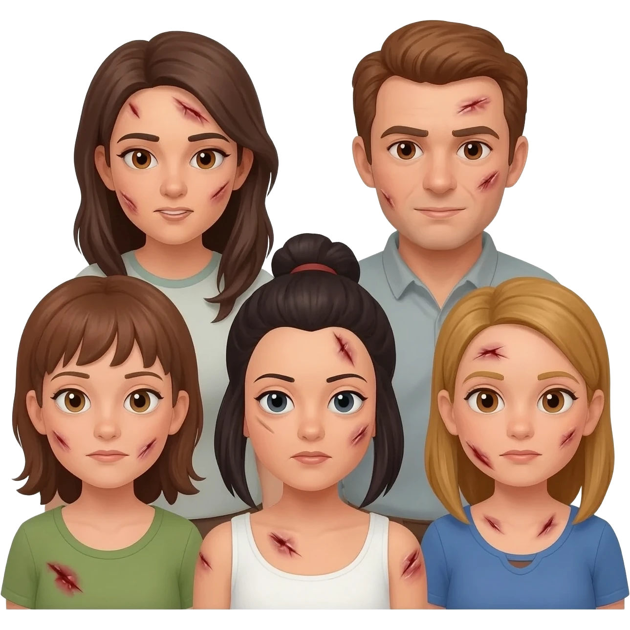 Everbody is Hurt and have Injury emoji