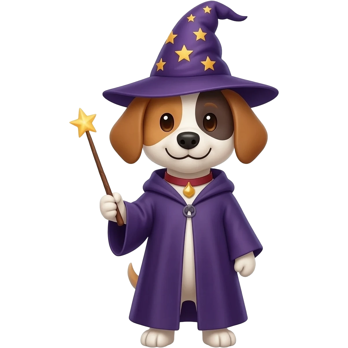 Dog wizard emoji