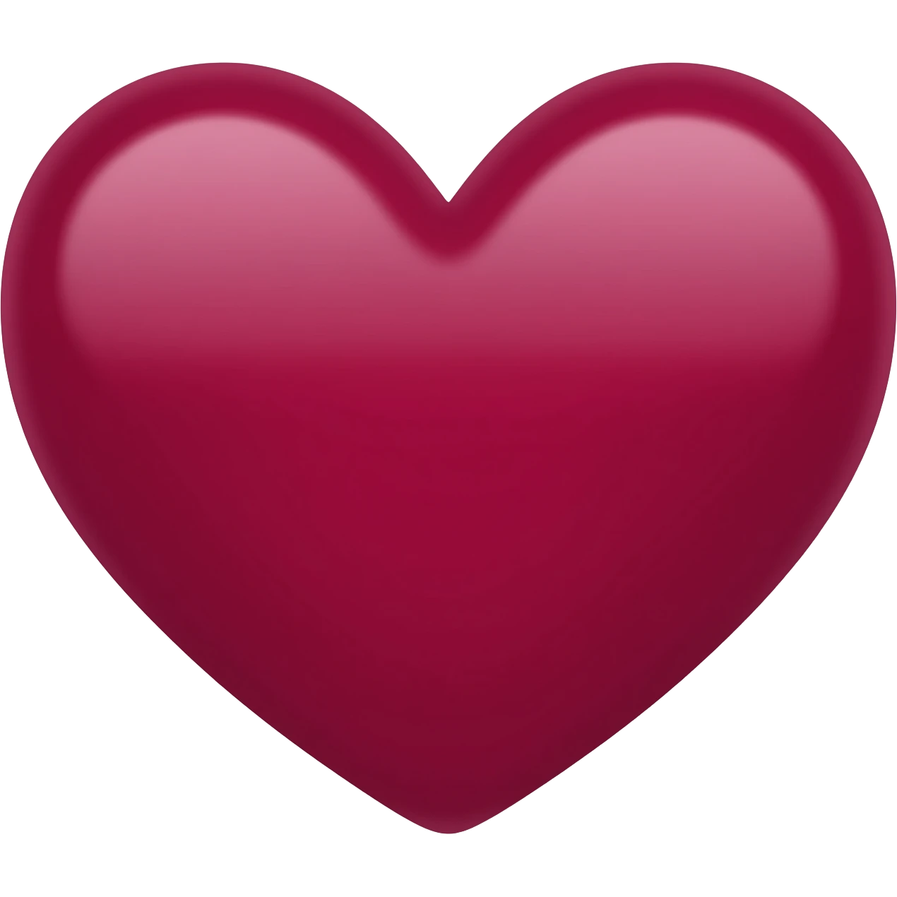 Maroon heart emoji emoji