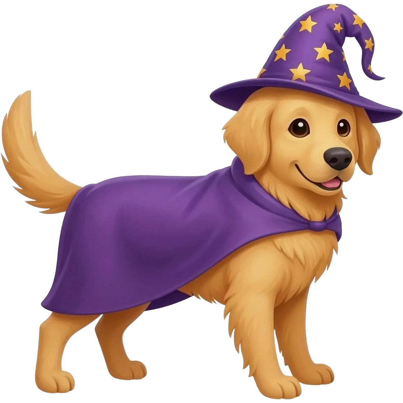 Dog wizard emoji