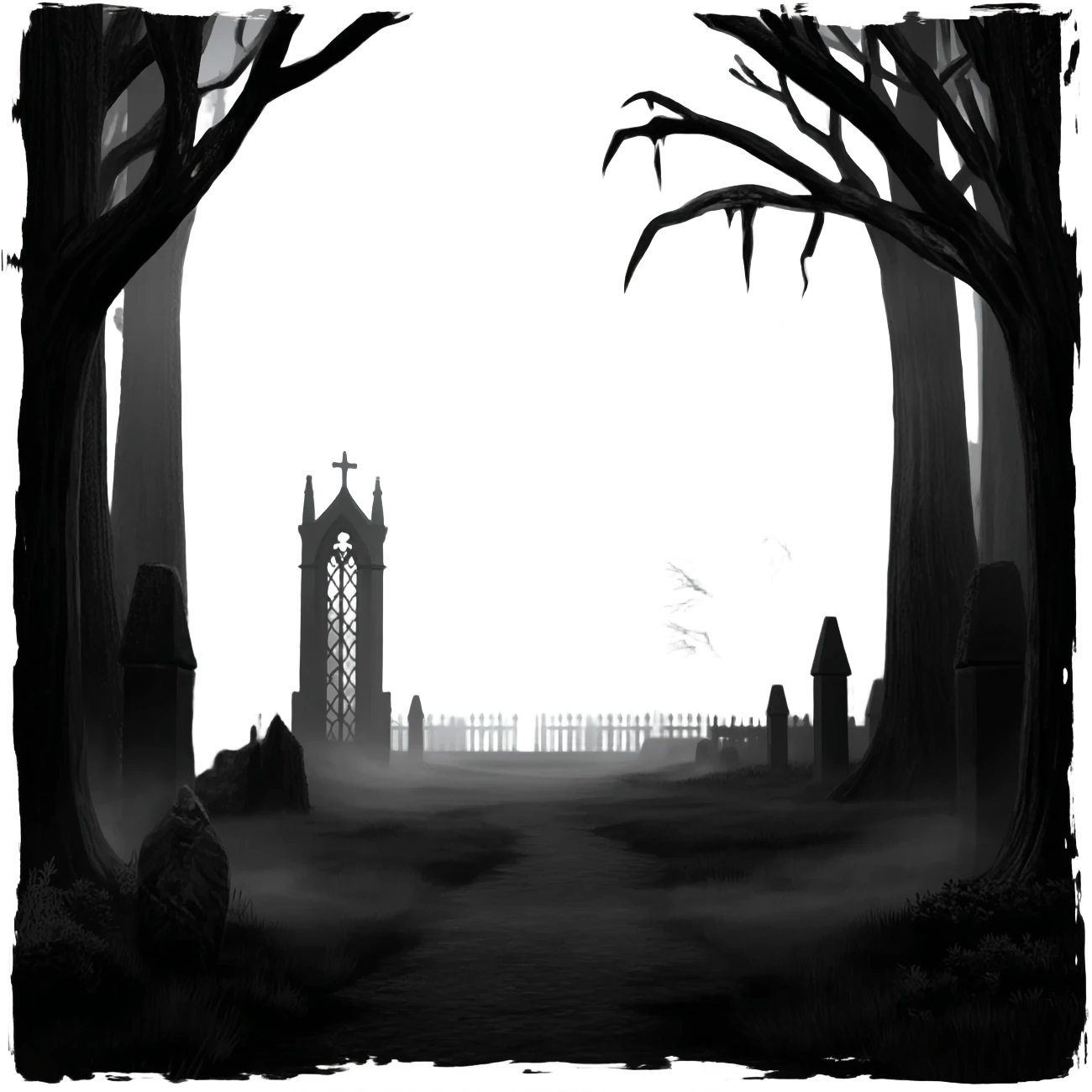 Dark gothic aesthetic scenery scene picture   emoji
