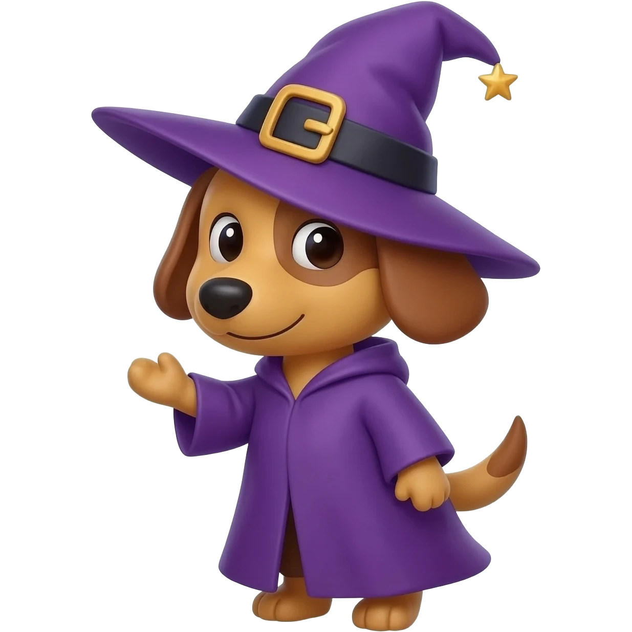 Dog wizard emoji